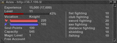 Signature for player Aries