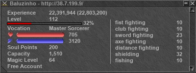 Signature for player Baluzinho