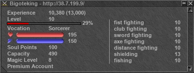 Signature for player Bigoteking