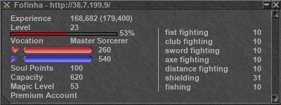 Signature for player Fofinha