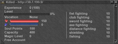 Signature for player Killed