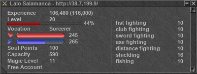 Signature for player Lalo Salamanca