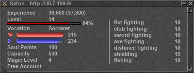 Signature for player Saton