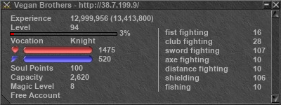 Signature for player Vegan Brothers