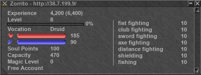 Signature for player Zorrito